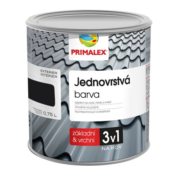 Farba Primalex 3v1 Čierna 2,5l