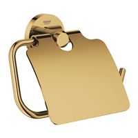 Držiak na toaletný papier s krytom Grohe Essential, zlatý lesklý