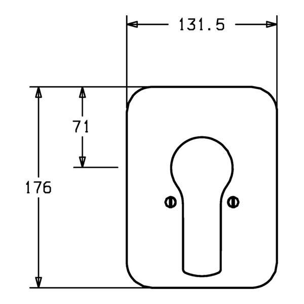 Batéria Hansa POLO sprchová podomietková, chróm