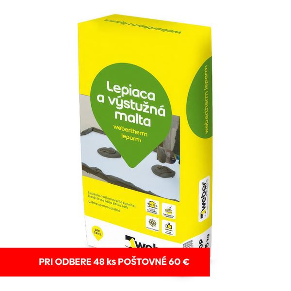 Terranova lepiaca a výstužná malta Webertherm LEPARM 25 kg