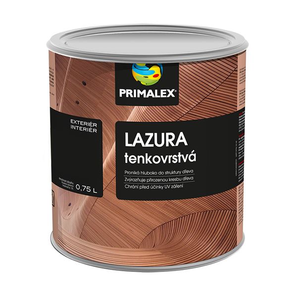 Lazúra Primalex tenkovrstvá Teak 0,75l