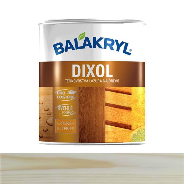 Lazúra Dixol - Biela 0,7 kg