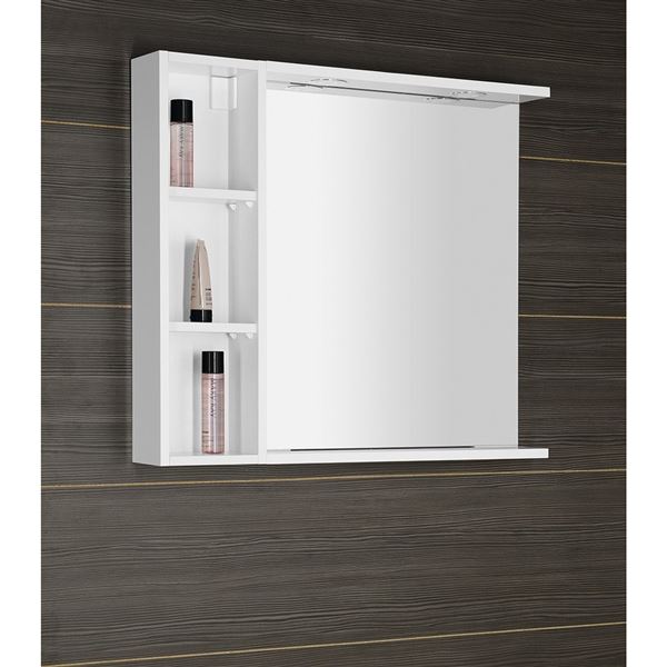 Skrinka AQUALINE ZOJA horná 20 × 70 × 12 cm, ľavá, biela