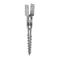 Zemná skrutka/zemný vrut PWU 70/685, podstava 70 x 71 mm