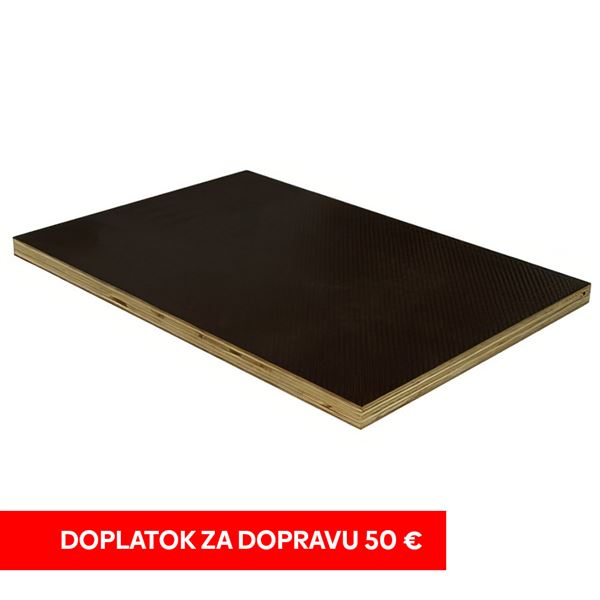 Preglejka na podlahy Hevea AW100 E1, 1250 × 2500 × 18 mm, protišmyková