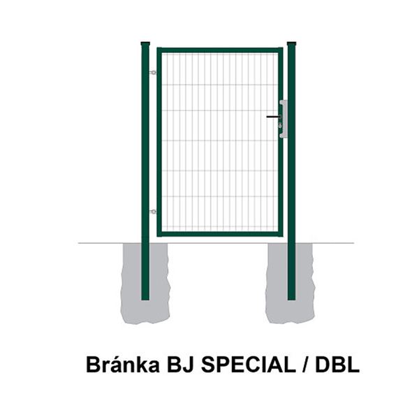 Brána Retic BJ Špecial  šírka 140 x výška 180 cm RAL 7016