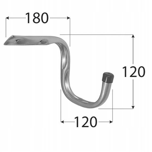 Držiak bicykla D-HR 120x180x120 mm