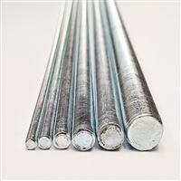 Závitová tyč M22, zinok biely