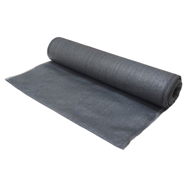 Tkanina tieniaca 1,5 x 10m, 150 g/m², 90%, sivá