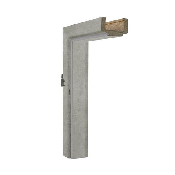 Obložková zárubňa Solodoor, 16 mm, struktur beton, 70 ľavá, 110 mm
