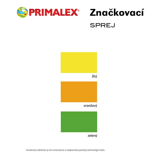 Sprej Primalex značkovací oranžový 500ml