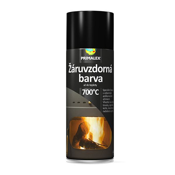 Sprej Primalex žiaruvzdorná strieborná 400ml