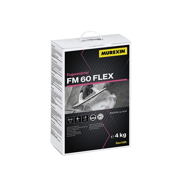 Murexin škárovacia malta FM 60 FLEX - basalt 4kg