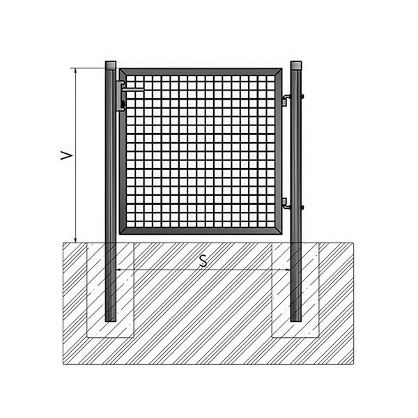 Brána Retic ECO 1000x1500 mm