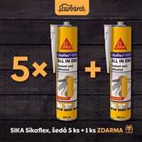 Mnohoúčelové elastické lepidlo a tmel Sikaflex 11 FC, Šedá 300 ml