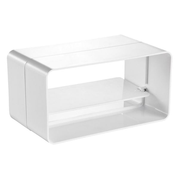 Klapka spätná Haco, plastová ZKP 110×55 mm