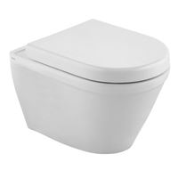 WC misa CLAUDIA závesná, rimless, 35,5 × 52 cm, biela