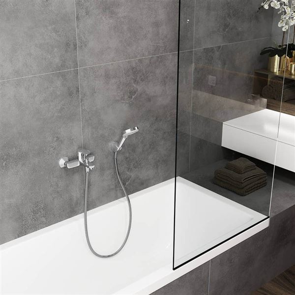 Batéria Hansgrohe VERNIS BLEND vaňová nástenná, chróm