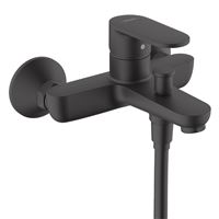 Batéria Hansgrohe VERNIS BLEND vaňová nástenná, čierna