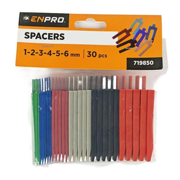 Vymedzovacie podložky 1-6 mm, 30 ks ENPRO