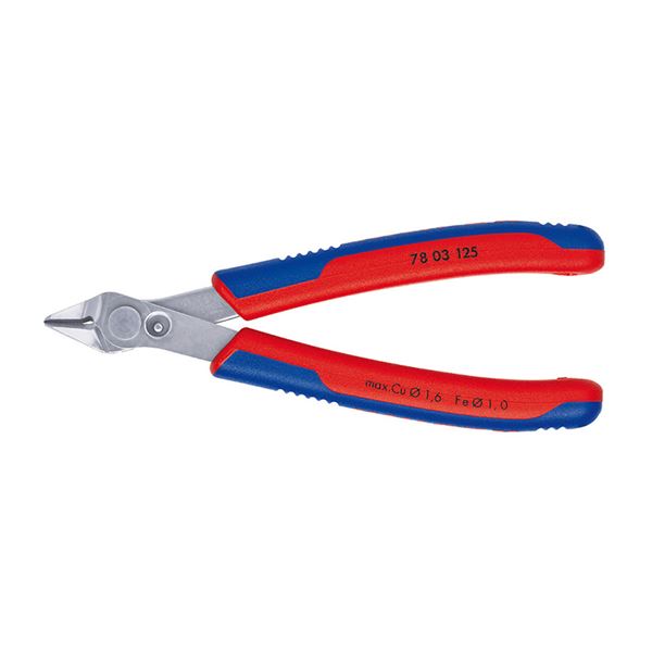 Cvikacie kliešte KNIPEX Elektronic Super Knips 125 mm