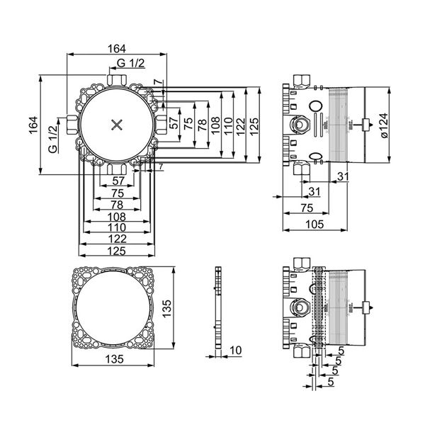 Teleso podomietkové Hansa BLUEBOX