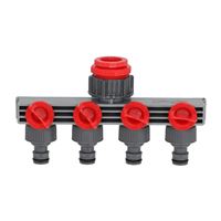 Kohútiková prípojka štvoritá 1/2"-3/4"-1"