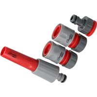 Regulovaná rovná striekacia koncovka Dedra – súprava 4 ks