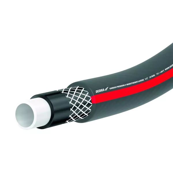 Hadica záhradná Dedra PREMIUM 1/2" × 50 m, 4 vrstvová