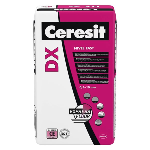 Cementová samonivelačná hmota Ceresit DX, 25 kg
