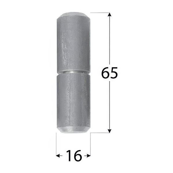 Záves k prizváraniu s guličkou 16 × 65 mm, ZTK 16