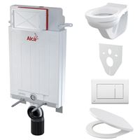 WC set závesný modul AlcaPlast A100, 5 v 1
