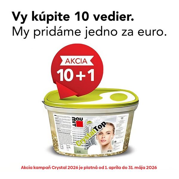 Minerálna omietka Baumit CrystalTop 1,5 mm, škrabaná, 25 kg