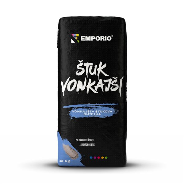 Vonkajšia štuková omietka Emporio (25kg, 48bal/pal)