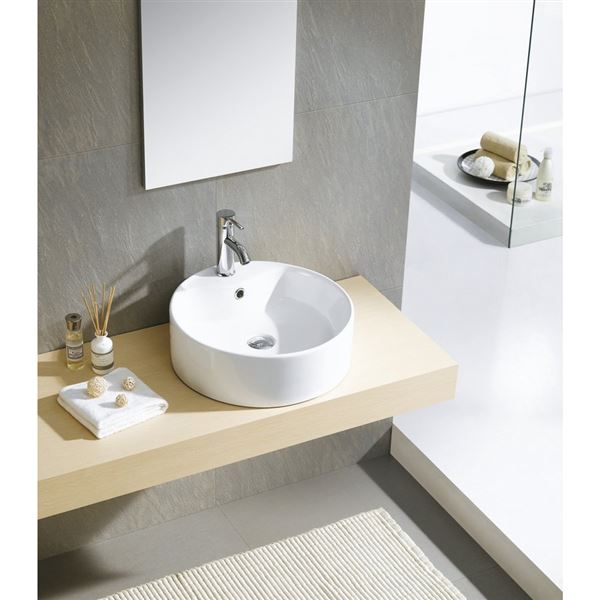 Umývadlo na dosku SAPHO YAKARTA 46 × 15,5 cm