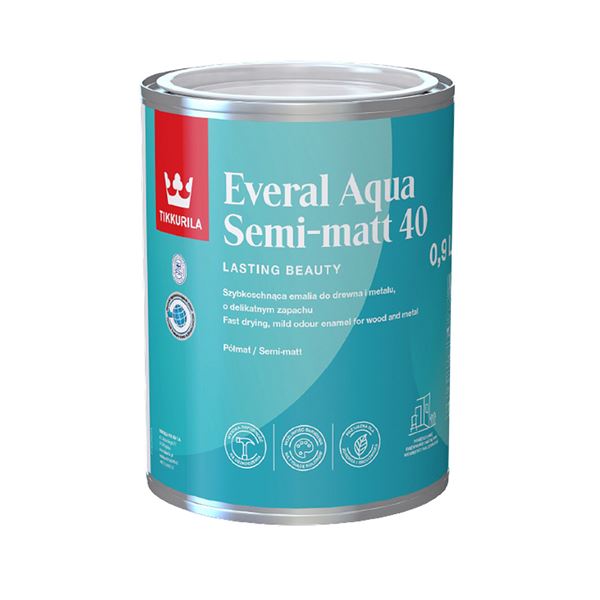 Tikkurila Everal AQUA SEMI MATT 40 A 2,7 L