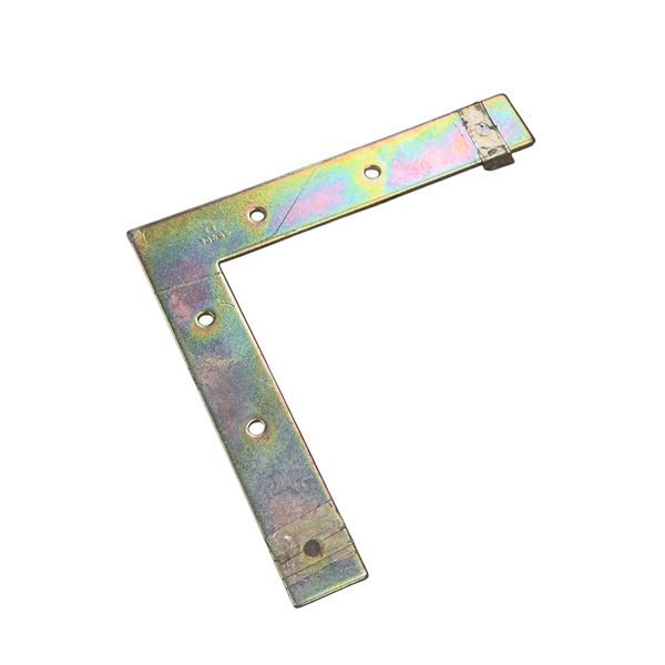 Spojka typu L 150 × 150 × 25 × 2,5 mm, žltý zinok