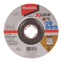Brúsny kotúč Makita na nerez XLOCK 125x6x22,23 mm