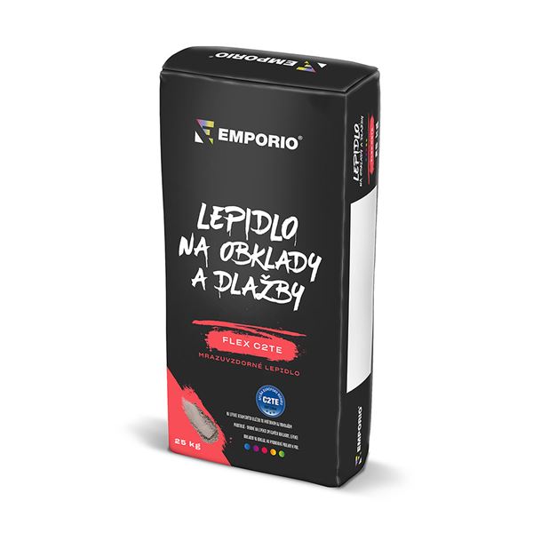 Emporio lepidlo na obklady a dlažby FLEX C2TE, 25 kg