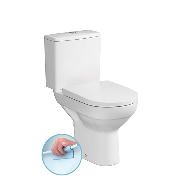 WC kombi Cersanit CITY clean on + sedátko slim pomalé sklápanie