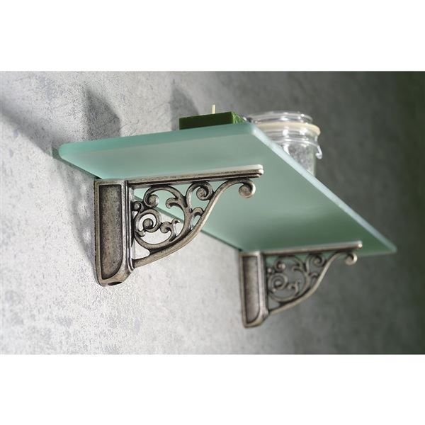 Držiak na poličky Sapho Asoffi 8 mm, 2 ks, chróm