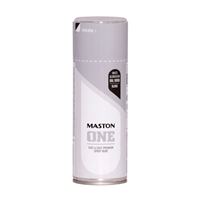 Tikkurila MASTON One, akrylová lesklá farba v spreji, biely hliník RAL9006, 400 ml