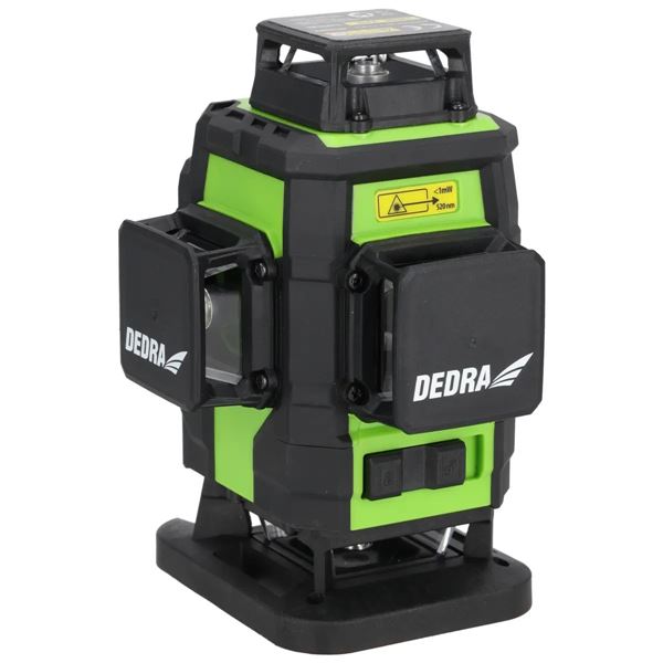 Laser, vodováha 4D Dedra, lúč zelený, diódy SHARP