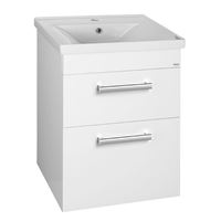 Skrinka umývadlová SAPHO POLY 51,8 × 74,6 × 44 cm, biela