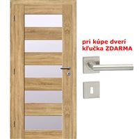 Interiérové rámové dvere Solodoor Türen 40, 60 ľavé, dub sonoma