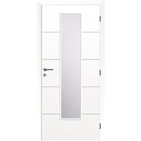Interiérové dvere so sklom Solodoor SNOW 8, 60 ľavé, biela