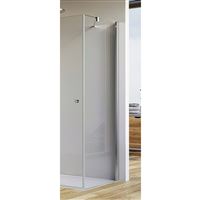 Stena bočná SanSwiss SOLINO SOLT1 90 × 200 cm, aluchróm, číre sklo