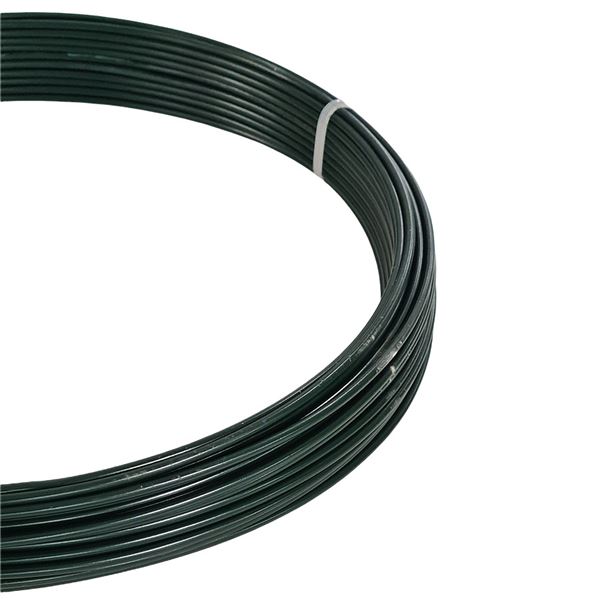 Drôt napínací PVC 3.4/2.5 mm, balenie 52 m, RAL 6005 zelená