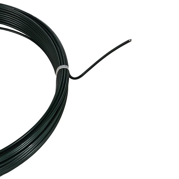 Drôt napínací PVC 3.4/2.5 mm, balenie 52 m, RAL 6005 zelená