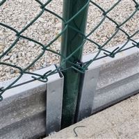 Držiak podhrabovej dosky U 300 × 50 mm, Aluzink, rovný